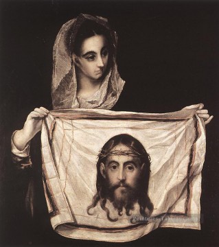  espagnol Tableaux - St Veronica au Sud 1579 maniérisme espagnol Renaissance El Greco